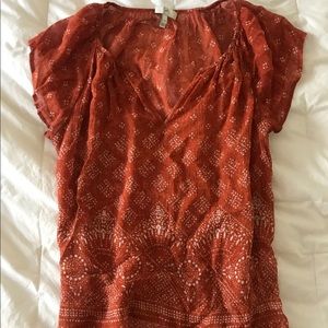 Orange Joie blouse
